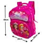 Imagem de Mochila Infantil Escolar Menina Impermeável Bolsa Altura 40cm Grande Confortavel