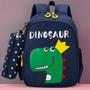 Imagem de Mochila Infantil Escolar Menino Menina Dinossauro De Costas