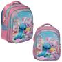 Imagem de Mochila Infantil Escolar stitch e angel Personalizada Tam G