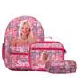Imagem de Mochila Infantil Feminina Barbie Costas Lancheira Estojo