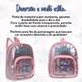 Imagem de Mochila Infantil Feminina Stitch Mini Bolsa Costas Pequena