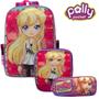 Imagem de Mochila Infantil Feminina Tam G Passeio Polly Pocket Toys 2U