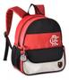 Imagem de Mochila Infantil Flamengo CRF Baby Branca - Escolar Creche Time Futebol