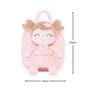 Imagem de Mochila infantil Gloveleya Baby Girl, bolsa de pelúcia de 23 cm