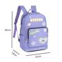 Imagem de Mochila Infantil Juvenil Costa Stitch Disney Lilas Luxcel