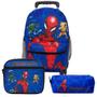 Imagem de Mochila Infantil Juvenil Homem Aranha Rodinha Menino Toys 2U