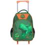 Imagem de Mochila Infantil Kit Lancheira Estojo Escolar Dinossauro Lost World Verde Yins 