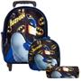 Imagem de Mochila Infantil Masculina Batman Herói de Rodinhas Toys 2U