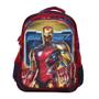 Imagem de Mochila Infantil Masculina Homem De Ferro 3D Costas Toys 2U