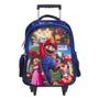 Imagem de Mochila Infantil Masculina Juvenil Super Mario Carrinho