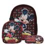 Imagem de Mochila Infantil Masculina Mickey Mouse Costas + Lancheira