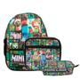 Imagem de Mochila Infantil Masculina Minecraft Costa Juvenil Lancheira