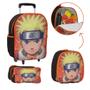 Imagem de Mochila Infantil Masculina Naruto Rodinha Grande Passeio