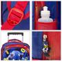 Imagem de Mochila Infantil Masculina Rodinha Sonic 3D Knuckles Tails