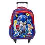 Imagem de Mochila Infantil Masculina Rodinha Sonic 3D Knuckles Tails