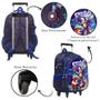 Imagem de Mochila Infantil Masculina Rodinha Sonic 3D Led Toys 2U