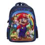 Imagem de Mochila Infantil Masculina Super Mario 3D Costas Led Tam G