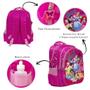 Imagem de Mochila Infantil Menina Princesas 3D Led Envio Imediato