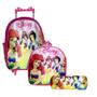 Imagem de Mochila Infantil Menina Rodinha Creche Princesas Resistente