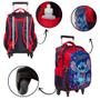 Imagem de Mochila Infantil Menina Stitch Rodinhas 3D Envio 24 Hrs