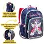 Imagem de Mochila Infantil Meninas Escolar Passeio Unicornio Denlex