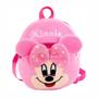 Imagem de Mochila Infantil Meninas Pelúcia Plush Minie Escolar Passeio