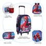 Imagem de Mochila Infantil Menino Rodinha Spider Man Passeio + Toalha