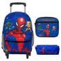 Imagem de Mochila Infantil Menino Spider Man Passeio Escola Rodinha