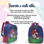 Imagem de Mochila Infantil Menino Super Mario Costas Alça Reforçada