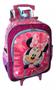 Imagem de Mochila Infantil Minnie Mouse Chiclete Rodinhas G Escolar