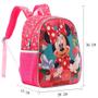 Imagem de Mochila Infantil Minnie Mouse Disney Costas Tam M Escolar