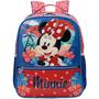 Imagem de Mochila Infantil Minnie X2 14" com Bolsos Laterais e PVC Cristal com Glitter - Xeryus