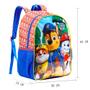 Imagem de Mochila Infantil Patrulha Canina Paw Patrol Costas Tam G Reforçada Xeryus