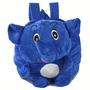Imagem de Mochila infantil Pelucia 3D elefante fofo azul CBRN07578