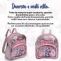 Imagem de Mochila Infantil Pequena Lilo Stitch Menina Alça Costas Rosa