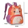 Imagem de Mochila Infantil Pets Gatinha CP24021D Roxo/Rosa - Clio Style