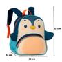 Imagem de Mochila Infantil Pets Pinguim CP2649D Azul - Clio Style