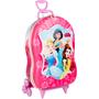 Imagem de Mochila Infantil Princesas Com Rodinha Disney Em Alto Relevo 3D Escolar  - Maxtoy