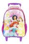 Imagem de Mochila Infantil Rodinha Carrinho Princesas Média Ref 11091