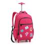 Imagem de Mochila Infantil Rodinha com Lancheira Color Up Rosa