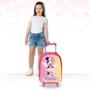 Imagem de Mochila Infantil Rodinha Kit Menina + Lancheira Térmica + Estojo Box