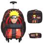 Imagem de Mochila Infantil Rodinha Masculina Naruto Envio Imediato