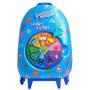 Imagem de Mochila infantil rodinha tripla 3D Divertidamente Roleta Azul Diplomata