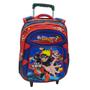 Imagem de Mochila Infantil Rodinhas Lancheira Escolar 3 Pcs - Naruto