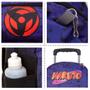 Imagem de Mochila Infantil Rodinhas Naruto com Lancheira Roxa Toys 2U