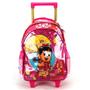 Imagem de Mochila Infantil Rosinha Liberty Tam M Rodinhas Escolar