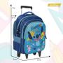 Imagem de Mochila Infantil Stitch Carrinho Estampa Alto Relevo