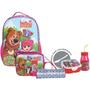 Imagem de Mochila infantil the girl kit c/6 pecas (s) rio de ouro kit