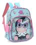 Imagem de Mochila Infantil Zebra Transparente Up4you Costas G Estojo