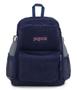 Imagem de Mochila JanSport Eco Mesh Navy 43x32x15cm com capa para laptop